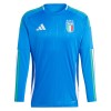 Original Fußballtrikot Italien Heimtrikot EURO 2024 Langarm Für Herren